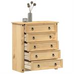 vidaXL Commode Corona 80x40x89 cm bois massif de pin, Verzenden, Neuf