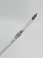 Silver ink pen with tree knots - Pen