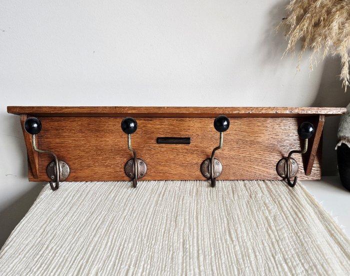 Kapstok - Eik, Metaal, Antiek en Kunst, Curiosa en Brocante