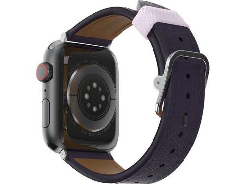Veiling - OtterBox Apple Watch Leren bandje - Paars - 38 - 4, Handtassen en Accessoires, Smartwatches