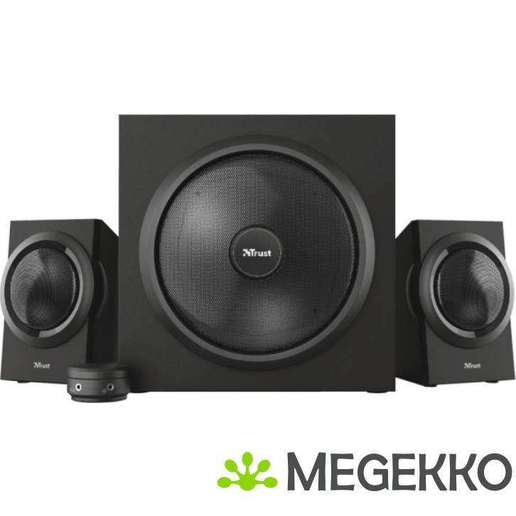 Trust Yuri 2.1 Speakerset met Subwoofer Zwart, Computers en Software, Overige Computers en Software, Nieuw, Verzenden