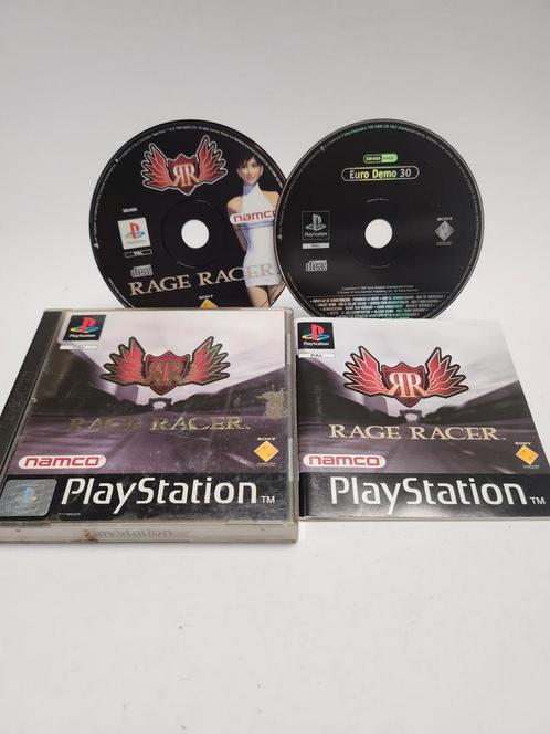 Rage Racer + Euro Demo 30 Playstation 1, Games en Spelcomputers, Games | Sony PlayStation 1, Zo goed als nieuw, Ophalen of Verzenden