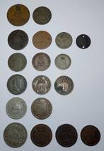 Monde. Collection of coins from different countries.