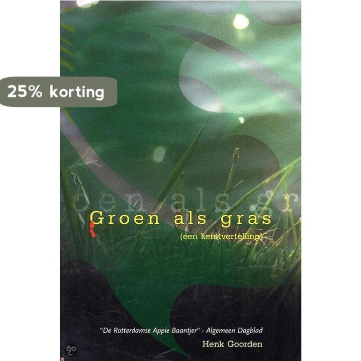 Groen als gras een kerstvertelling 9789051792676 H. Goorden, Boeken, Thrillers, Gelezen, Verzenden