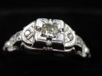 Ring Originele Art Deco ring 1920 diamanten 18 karaat