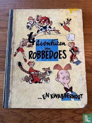 Robbedoes en Kwabbernoot - 4 avonturen van Robbedoes - 1950, Boeken, Stripverhalen, Gelezen, Eén stripboek, Verzenden
