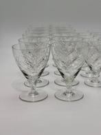 Verreries Doyen - Drinkset (44) - Bohème, taille Losanges -