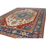 Afghan, Grand tapis Heriz traditionnel tissé à la main,, Nieuw