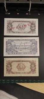Roemenië. - 2 x 3 and 5 Lei - 1952 - incl. Specimen (Zonder, Postzegels en Munten