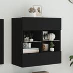 vidaXL Tv-wandmeubel met LED-verlichting 58,5x30x60,5 cm, Huis en Inrichting, Kasten |Televisiemeubels, Verzenden, Nieuw