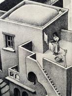 M.C. Escher - Waterfall - vintage Escher - Années 1970