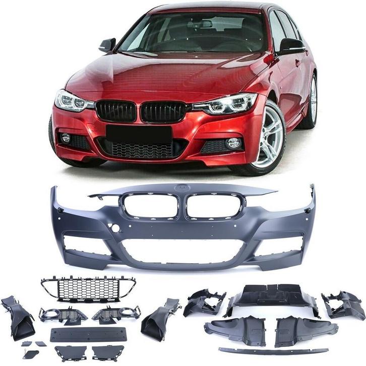 M-Pakket Sportlook Voorbumper Met PDC BMW F30 F31 B0480, Auto-onderdelen, Carrosserie, Nieuw, BMW, Voor, Bumper