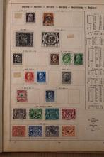 Wereld 1852/1910 - collectie in 2 hele oude voordrukalbums, Postzegels en Munten, Gestempeld