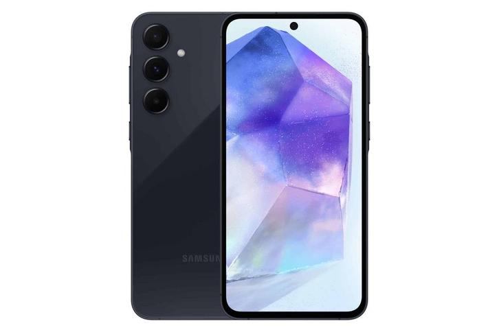Samsung Galaxy A55 5G 128GB donkerblauw met GARANTIE & ve..., Telecommunicatie, Mobiele telefoons | Samsung, Nieuw, Ophalen of Verzenden