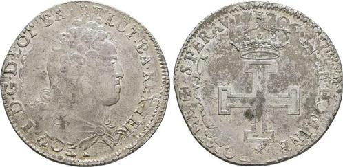 Teston Nancy 1706 Lothringen Herzogtum: Leopold, 1690-1729:, Postzegels en Munten, Munten | Europa | Niet-Euromunten, België, Verzenden