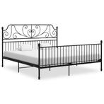 vidaXL Bedframe metaal zwart 180x200 cm, Verzenden, Nieuw