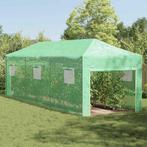 vidaXL Kas met dak Groen 290 x 870 x 315 cm Staal, Tuin en Terras, Verzenden, Nieuw