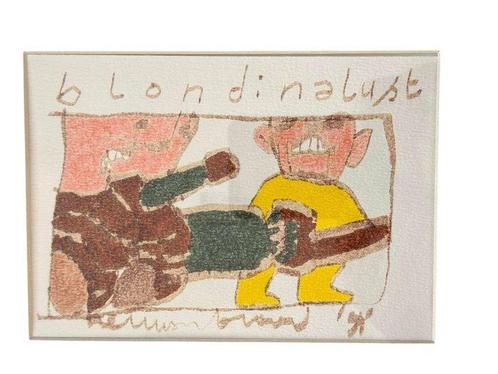 Herman Brood (1946-2001) - Blondina lust, Antiek en Kunst, Kunst | Schilderijen | Modern