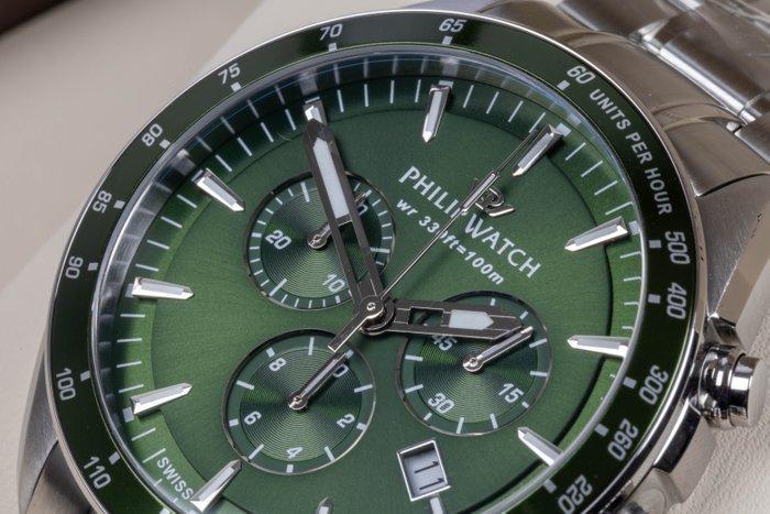 Philip Watch - Blaze Sport - Swiss Made - Chronograph & date, Handtassen en Accessoires, Horloges | Heren