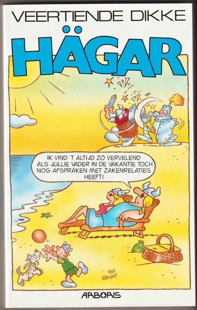 Veertiende dikke Hägar / Dikke Hägars / 14 9789034325150, Boeken, Stripverhalen, Gelezen, Verzenden