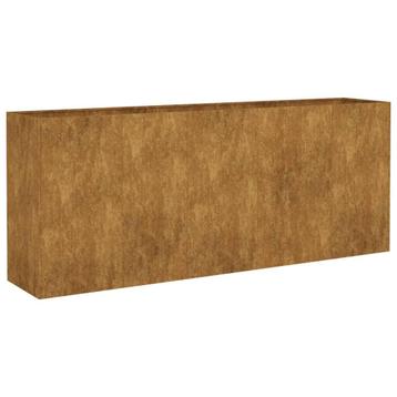 Grote Cortenstaal bloembak 200x40x80 | Tweede Kansje beschikbaar voor biedingen