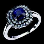 Sans prix de réserve - Bague Argent Saphir - Sapphire