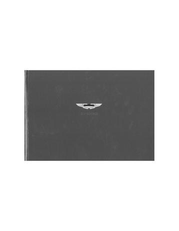 2001 ASTON MARTIN DB7 VANTAGE BROCHURE ENGELS