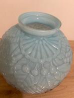 Vase - verre pressé et moulé - vase boule Art Déco, Antiquités & Art
