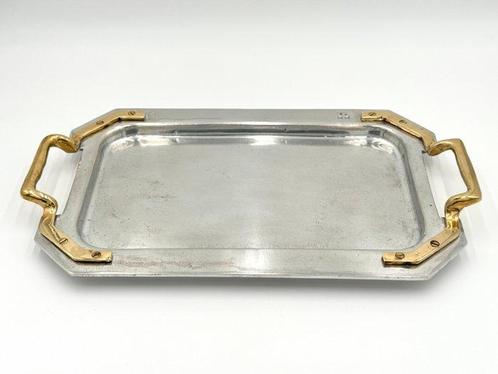 David Marshall - Dienblad - Aluminium, Brons - 45 cm, Antiek en Kunst, Antiek | Meubels | Tafels