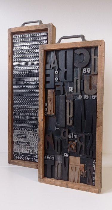 Drukblokken (2) - Italië, Antiek en Kunst, Antiek | Wandborden en Tegels