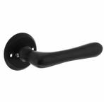 Intersteel enkele deurkruk Trento met rozet ø50x5mm zwart, Doe-het-zelf en Bouw, Ophalen of Verzenden, Nieuw