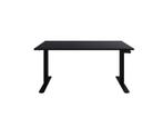 Zit sta bureau 2 motoren - Zwart onderstel - Zwart Blad, Verzenden
