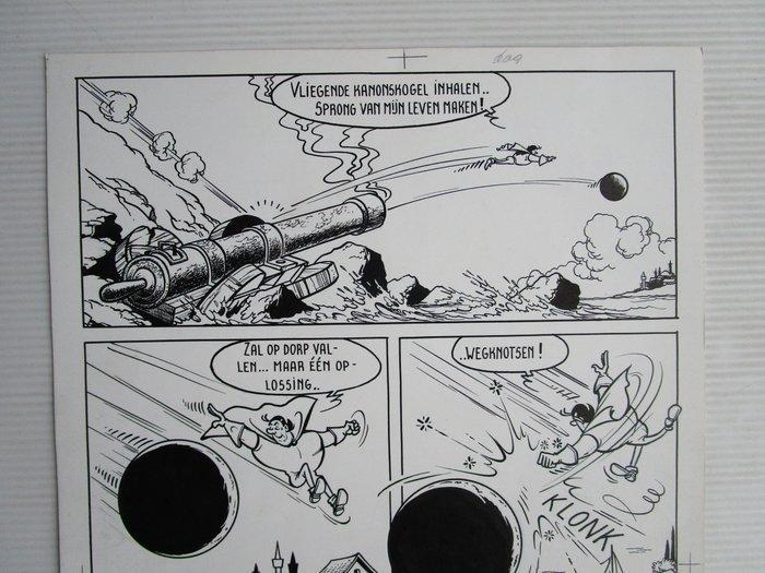 Studio Vandersteen - 1 Original page - Jerom - 28 - Het, Boeken, Stripverhalen