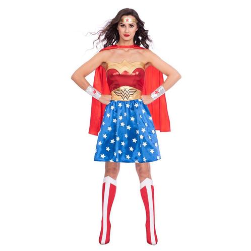 Wonder Woman Classic Kostuum, Kleding | Dames, Carnavalskleding en Feestkleding, Nieuw, Verzenden