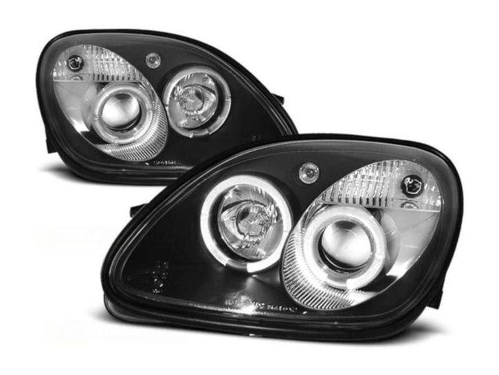 Koplampen Angel Eyes Black edition geschikt voor Mercedes, Auto-onderdelen, Verlichting, Nieuw, Mercedes-Benz, Verzenden