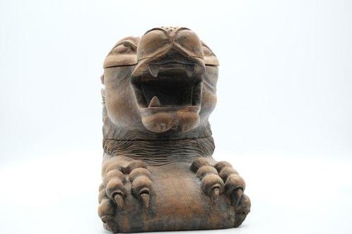Gesneden houten ornament met leeuwenkop - Hout - India - 19e, Antiek en Kunst, Kunst | Niet-Westerse kunst