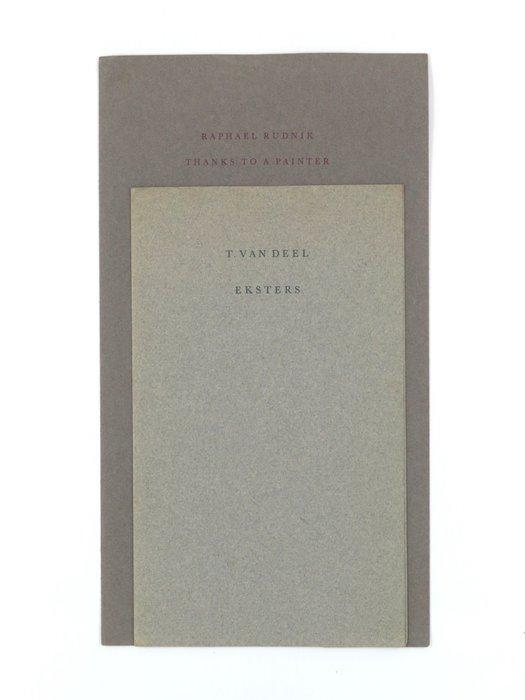 Raphael Rudnik & T. van Deel - Thanks to a painter & Eksters, Antiquités & Art, Antiquités | Livres & Manuscrits