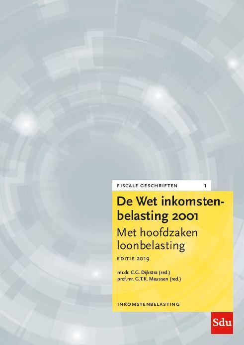 De Wet Inkomstenbelasting 2001, Editie 2019 / Fiscale, Boeken, Wetenschap, Zo goed als nieuw, Verzenden