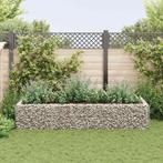 vidaXL Gabion plantenbak verhoogd 270x90x50 cm staal, Tuin en Terras, Verzenden, Nieuw