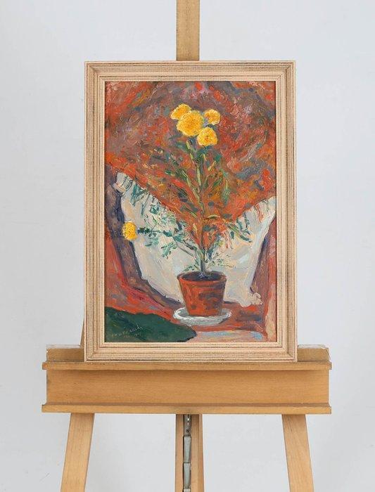 Dirk Filarski (1885-1964) - Bloemen in pot, Antiek en Kunst, Kunst | Schilderijen | Klassiek