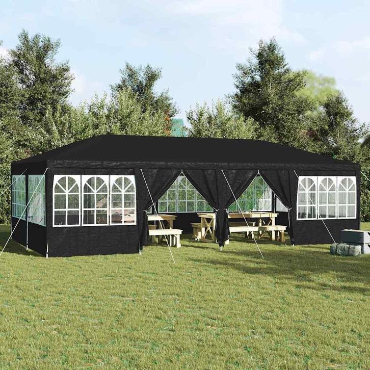 vidaXL Partytent Antraciet 800 x 400 x 266 cm Polyetheen, Tuin en Terras, Partytenten, Nieuw, Verzenden