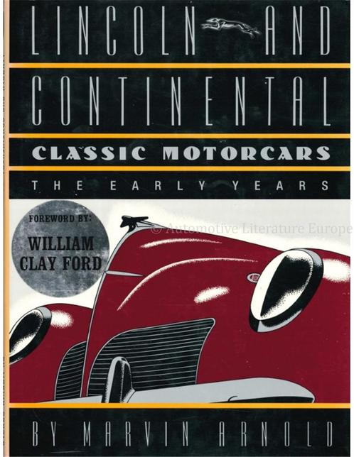LINCOLN AND CONTINENTAL, THE EARLY YEARS (CLASSIC, Boeken, Auto's | Boeken