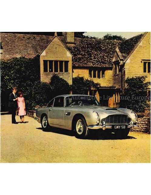 1965 ASTON MARTIN DB5 BROCHURE ENGELS, Livres, Autos | Brochures & Magazines