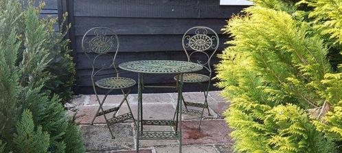 Zitgroep (3) - barokstijl - Metaal - bistro tuinset, Antiek en Kunst, Curiosa en Brocante