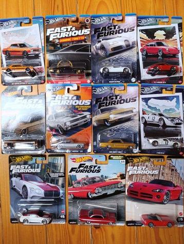 Hot Wheels 1:64 - Model raceauto (13) - Fast & Furious beschikbaar voor biedingen