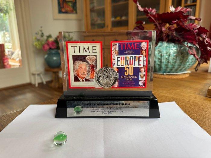 EU. Medal 1996 Time Magazine 50 anniversary in Europe, Timbres & Monnaies, Monnaies | Europe | Monnaies non-euro