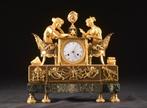Figurale pendule - Het uurwerk is gesigneerd: Jacouin; Rue, Antiquités & Art