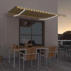 vidaXL Luifel automatisch met LED en windsensor 400x300 cm, Tuin en Terras, Verzenden, Nieuw