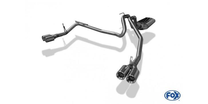 FOX Jeep Commander Type XK Einddemper - afrit rechts/links 2, Auto-onderdelen, Uitlaatsystemen, Nieuw, Verzenden