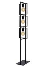 Lucide LUUK - Vloerlamp - 3xE27 - Zwart -, Huis en Inrichting, Lampen | Vloerlampen, Nieuw, Verzenden